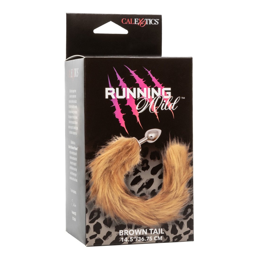 Analinis kaištis „Running Wild Brown Tail” - CalExotics Analinis kaištis „Running Wild Brown Tail” - CalExotics