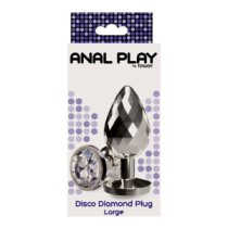 Didelis analinis kaištis „Disco Diamond Plug“ - ToyJoy