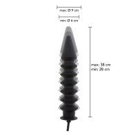 Pripučiamas analinis kaištis „Inflatable Ribbed Plug Expert“ - Extreme