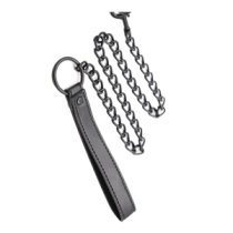 Antkaklio ir pavadėlio rinkinys „Neoprene Bondage Collar“ - Latetobed