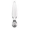 Stiklinis dildo „Triple Crystal 2” - Satisfyer