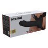 Tuščiaviduris strap-on dildo „Inferno 18 cm“ - Hidden Desire