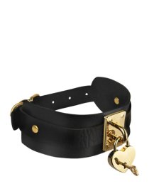 Antkaklis „Heart Lock Key Collar“ - Kinky Diva