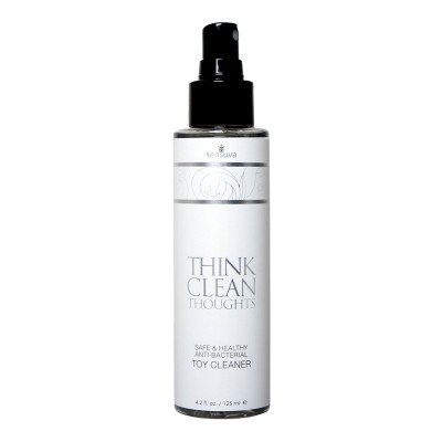 Antibakterinis žaislų valiklis „Think Clean Thoughts“, 125 ml - Sensuva