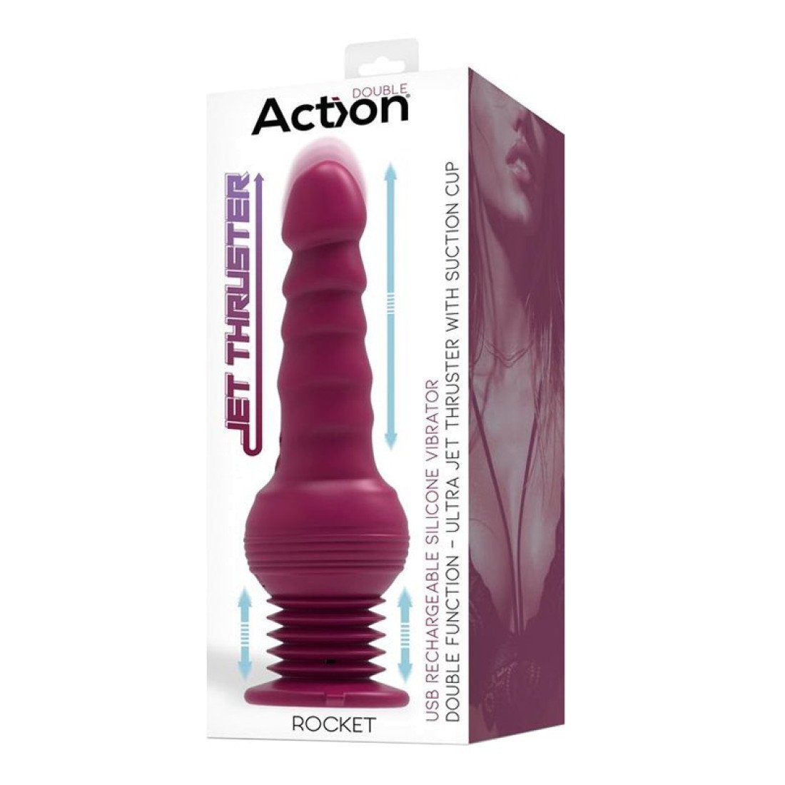 Automatinis vibratorius „Action Rocket“ - Intoyou