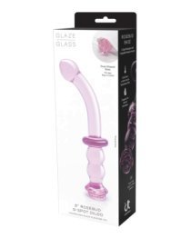 Stiklinis G taško dildo „Glaze Rosebud G-Spot Dildo“ - Dream Toys