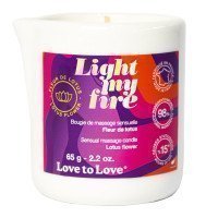 Masažinė žvakė „Light My Fire Lotus Flower“, 65 g