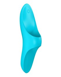 Žydras vibruojantis antpirštis „Teaser“ - Satisfyer