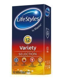 Prezervatyvų rinkinys „Variety“, 12 vnt. - LifeStyles