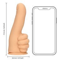 Silikoninis dildo „Crazy Fingers Thumbs Up!“ - S-Line