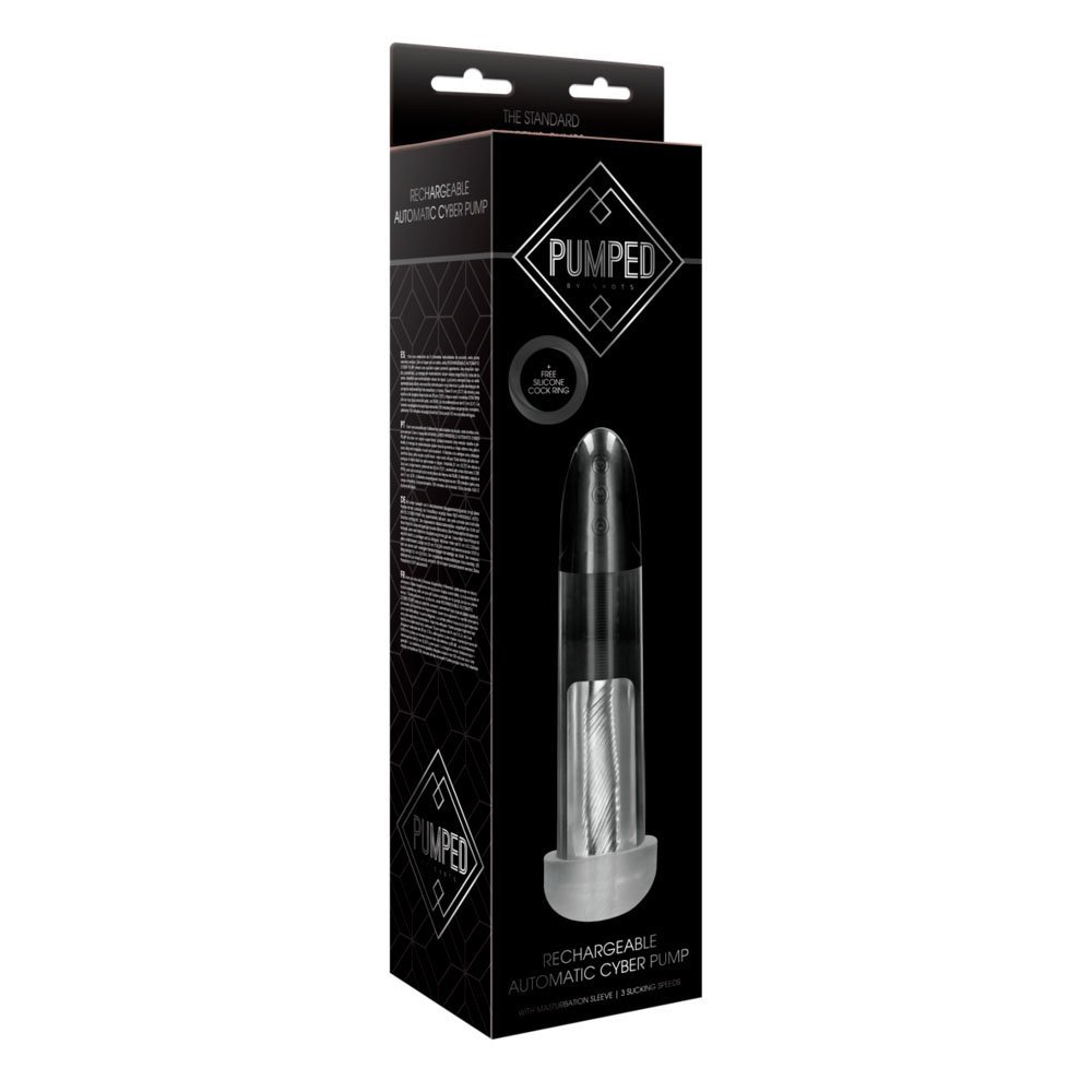 Automatinė penio pompa „Rechargeable Automatic Cyber Pump“ - Pumped