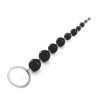 Analiniai karoliukai „Basic Anal Beads Black” - Crushious
