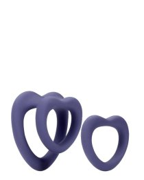 Penio žiedų rinkinys „Heart Cockring Set“ - Loveline