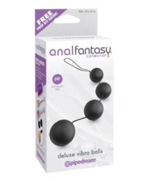 Analiniai kamuoliukai „Deluxe Vibro Balls“ - Anal Fantasy