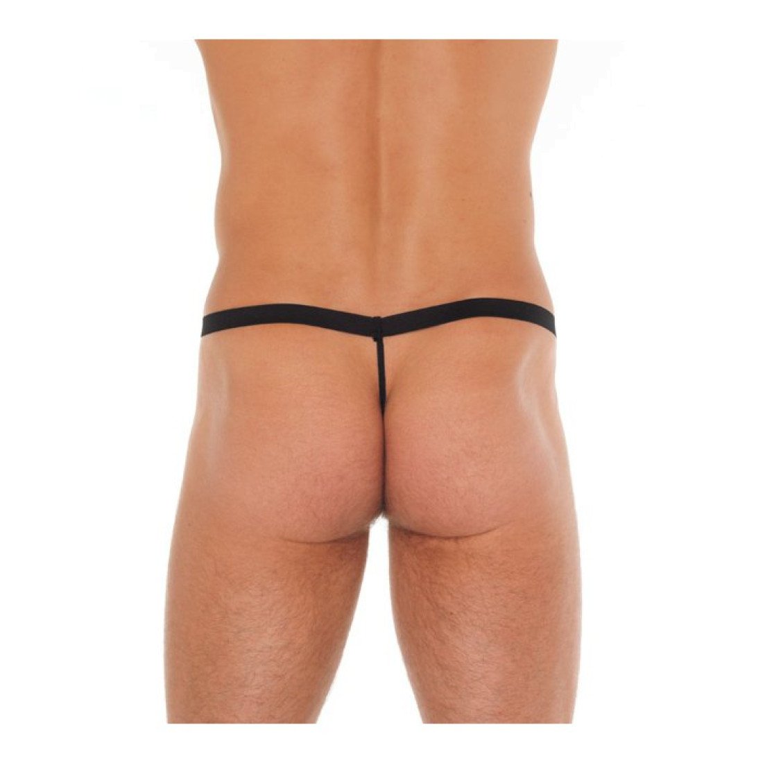 Vyriškos kelnaitės su juostele „Transparent Thong with Zipper“ - Amorable