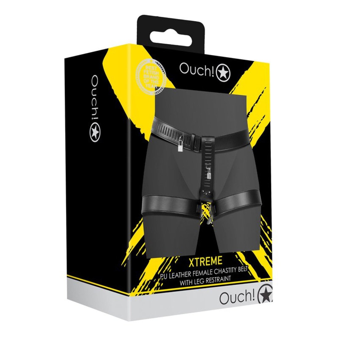 Suvaržymo diržas moterims „Xtreme Belt with Leg Restraint“ - Ouch!