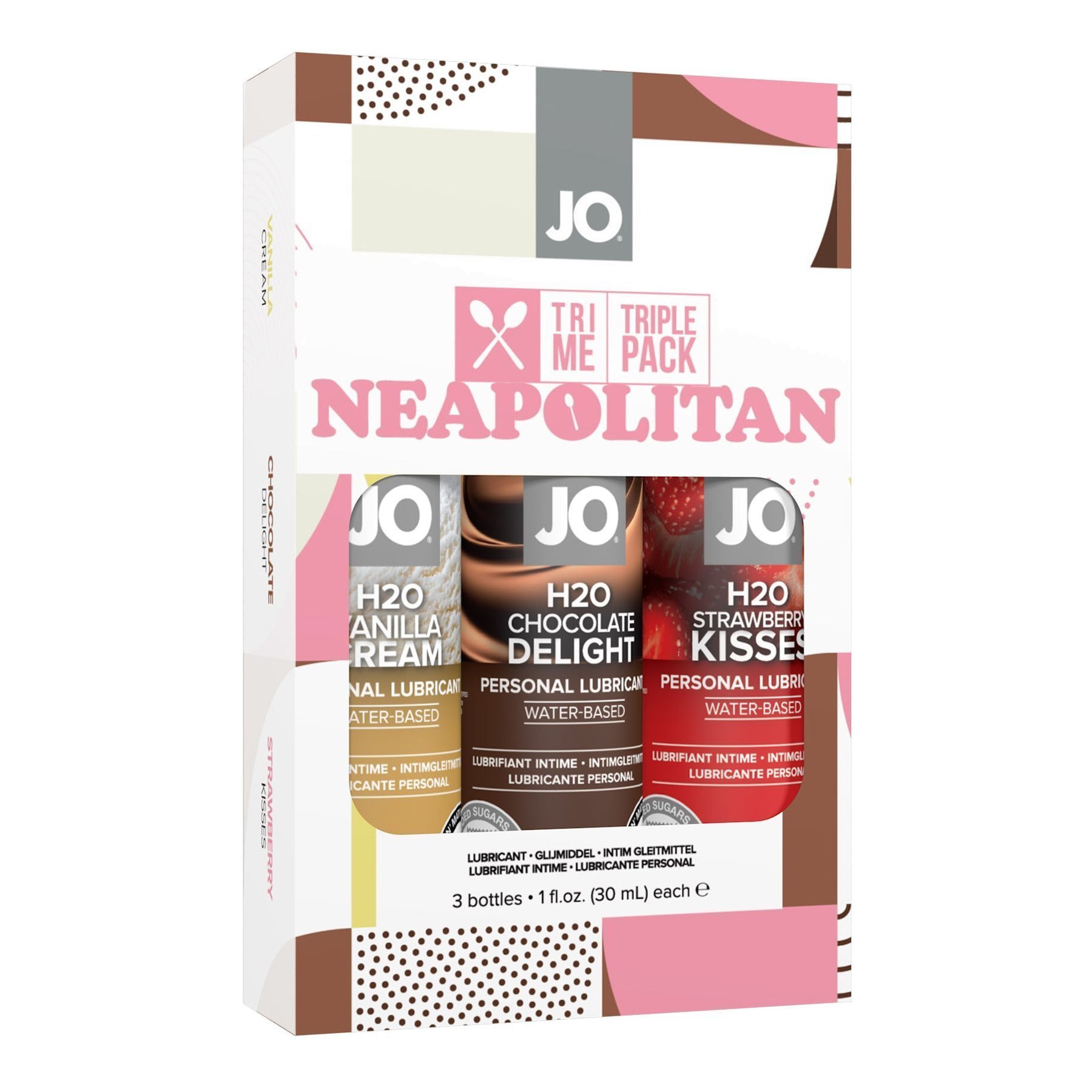 Lubrikantų rinkinys „Tri Me Neapolitan“ - System JO