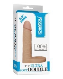 Strap-on dildo (pažeista pakuotė) „The Ultra Soft Double Nr. 5.8“ - Love Toy