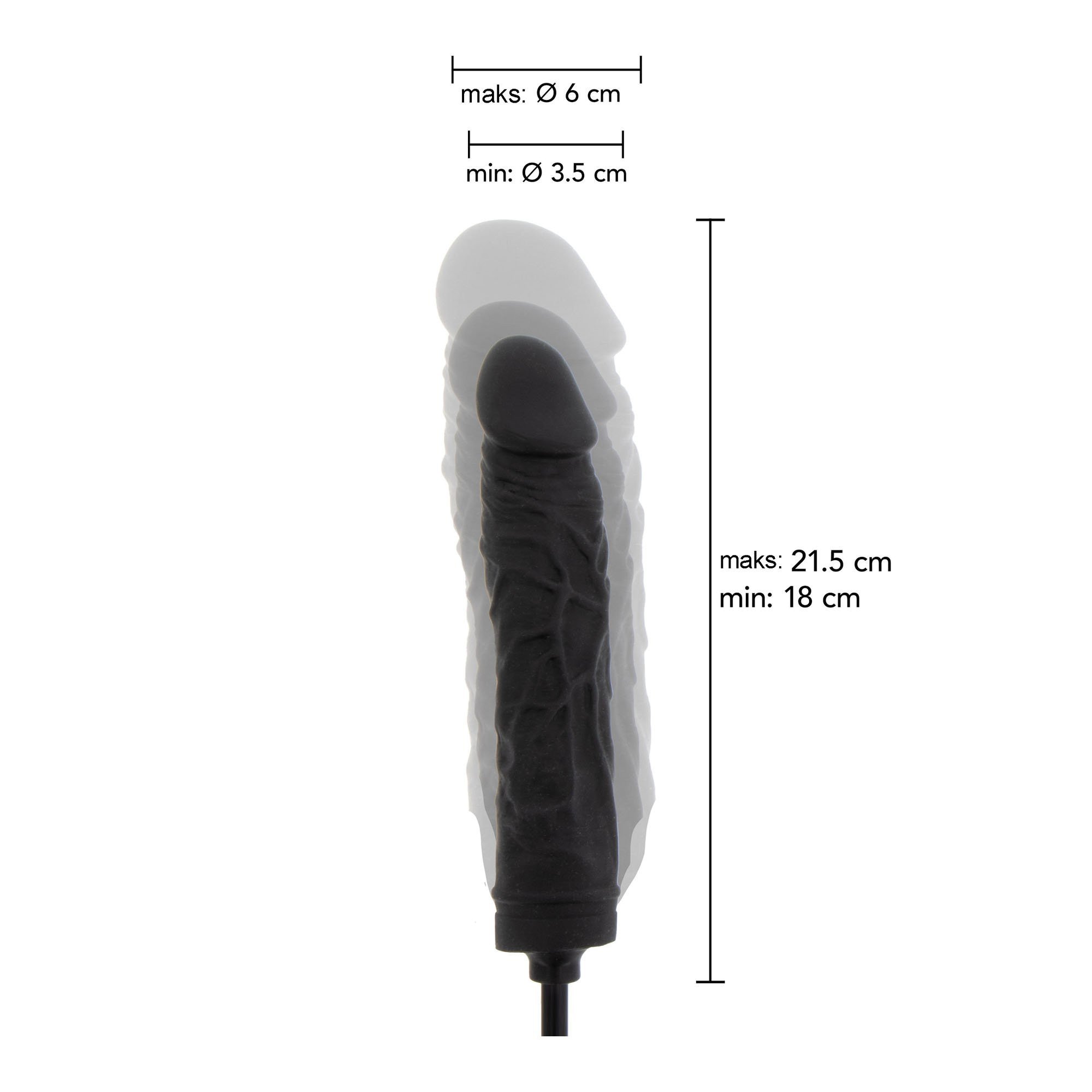 Pripučiamas dildo „Inflatable Dong Advanced“ - Extreme