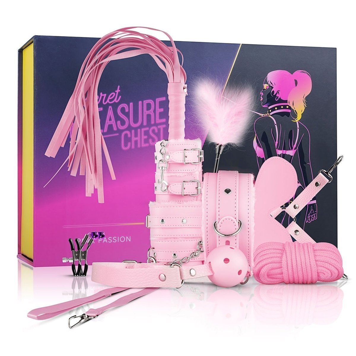 Erotinis rinkinys poroms „Secret Pleasure Chest Passion“ - Loveboxxx