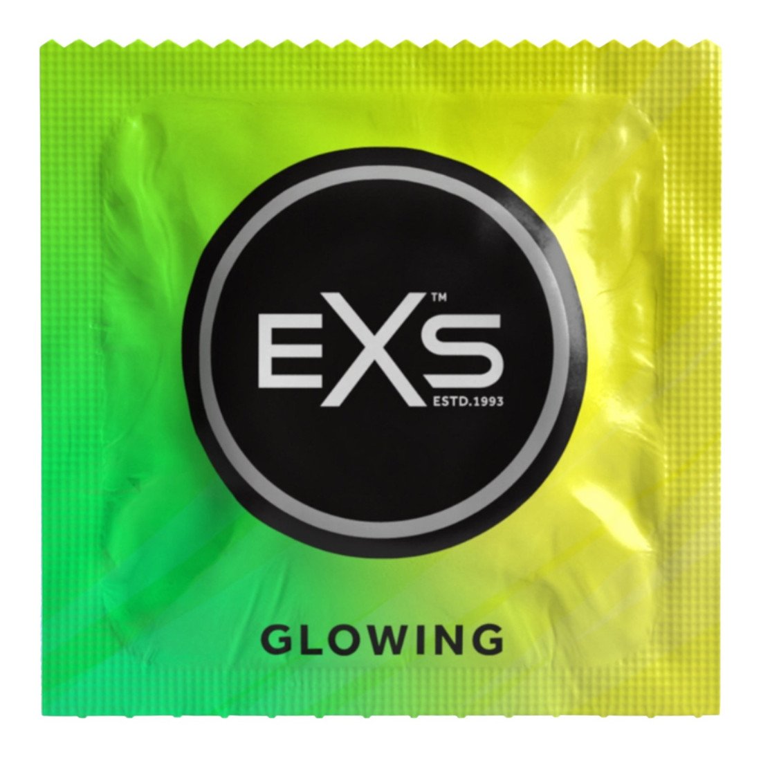 Prezervatyvai „Glowing“, 3 vnt. - EXS Condoms