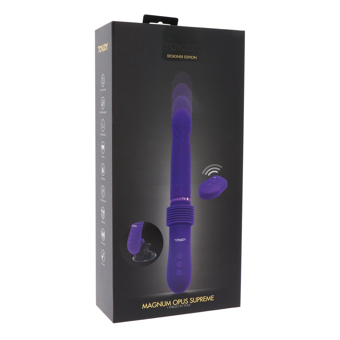 Automatinis vibratorius „Magnum Opus Supreme“ - ToyJoy