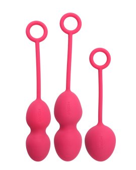 Rožinių vaginalinių kamuoliukų rinkinys „Nova“ - Svakom