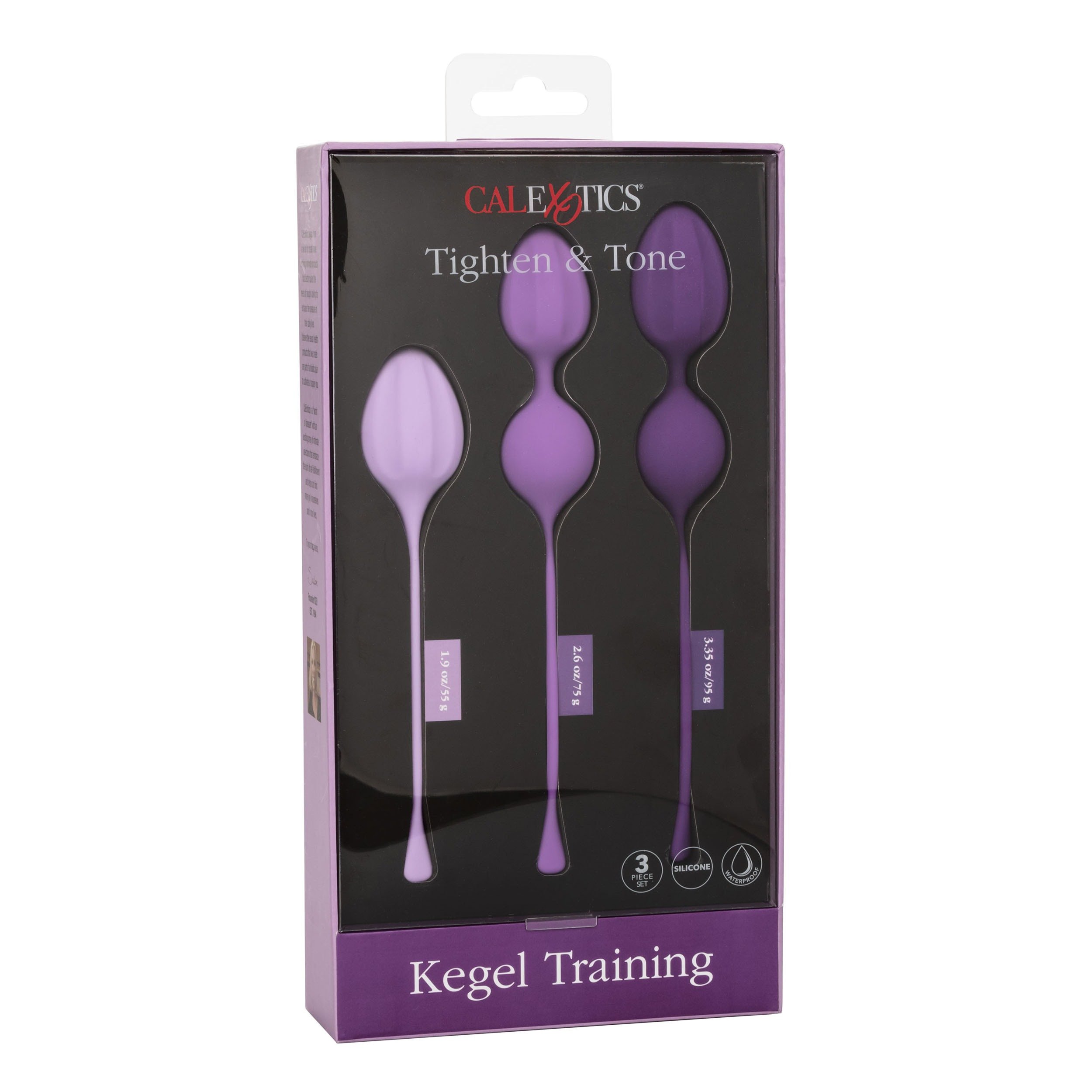 Vaginalinių kamuoliukų rinkinys „Kegel Training 3“ - CalExotics