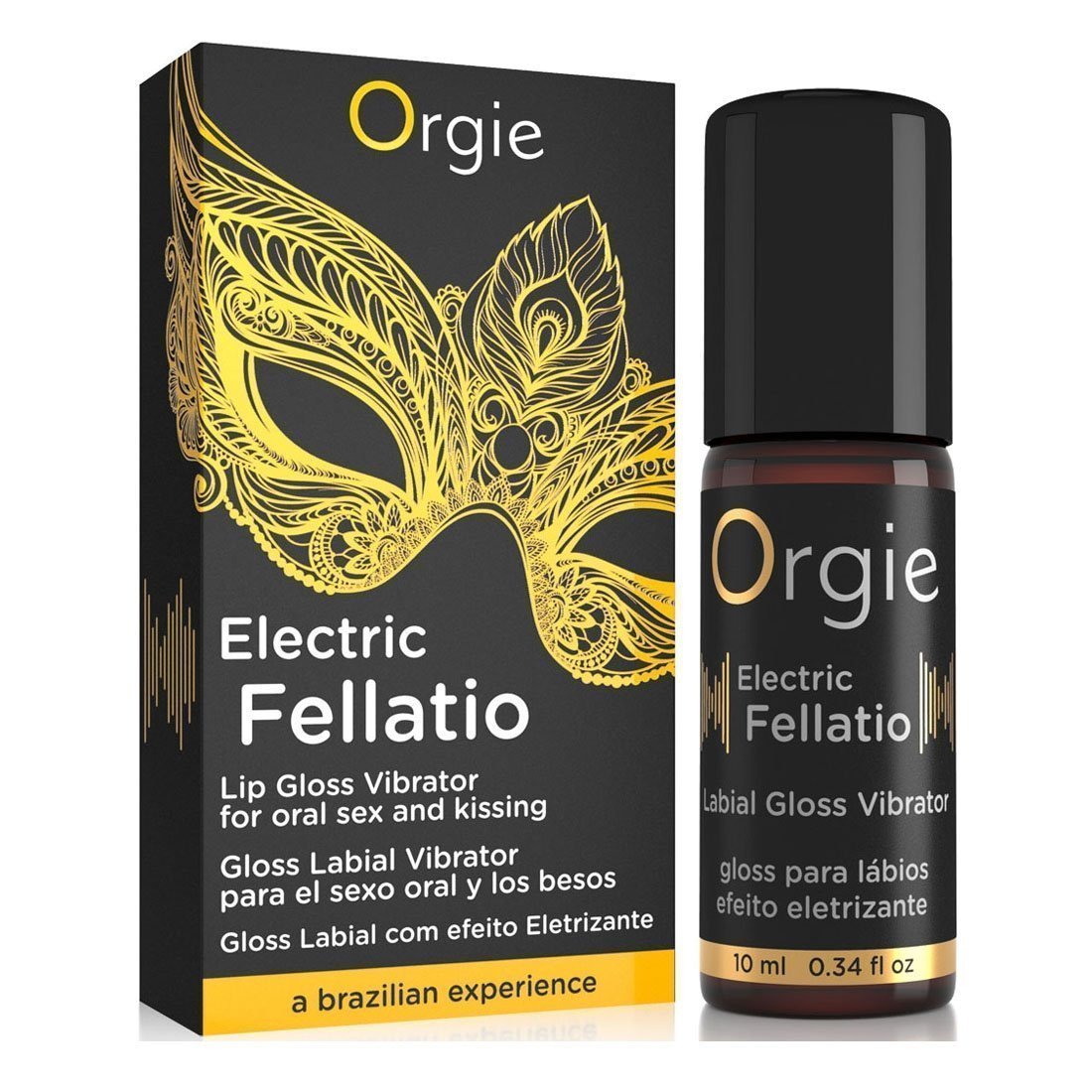 Stimuliuojantis lūpų blizgis oraliniam seksui „Electric Fellatio“, 10 ml - Orgie