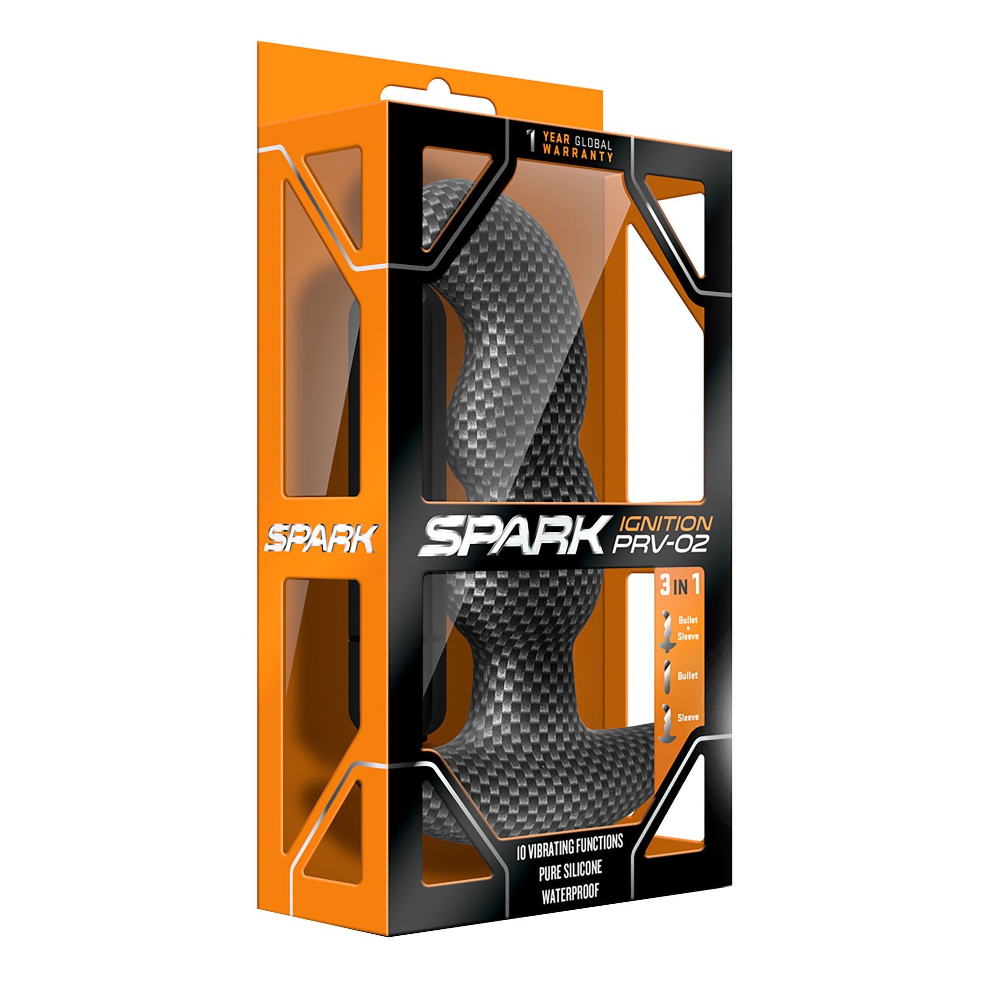 Vibruojantis prostatos masažuoklis „Spark Ignition PRV-02“ - Blush