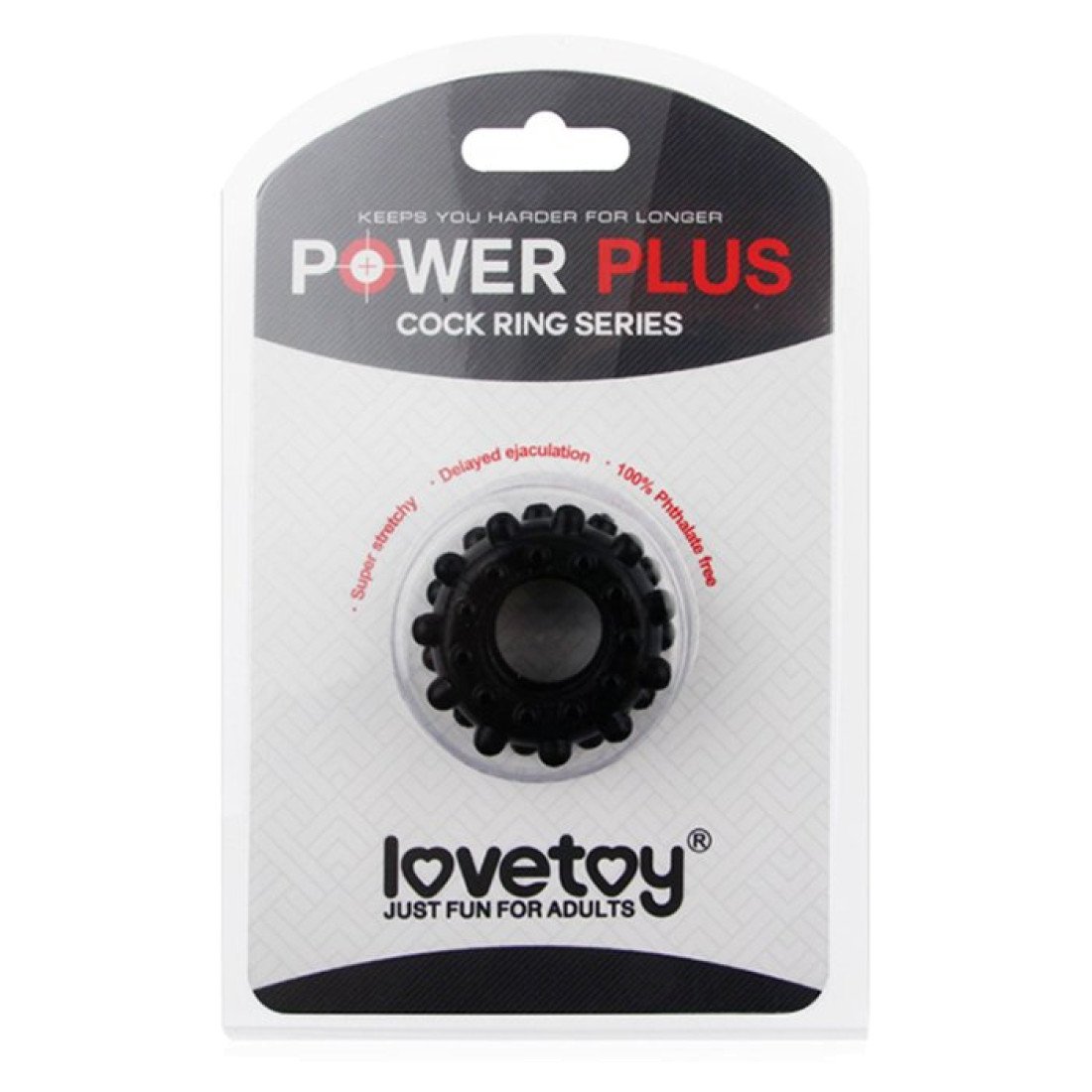 Penio žiedas „PowerPlus Bumpy“ - Love Toy