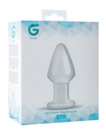 Stiklinis analinis kaištis „Glass Buttplug Nr. 25“ - Gildo