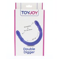 Dvigubas dildo „Double Digger“ - ToyJoy