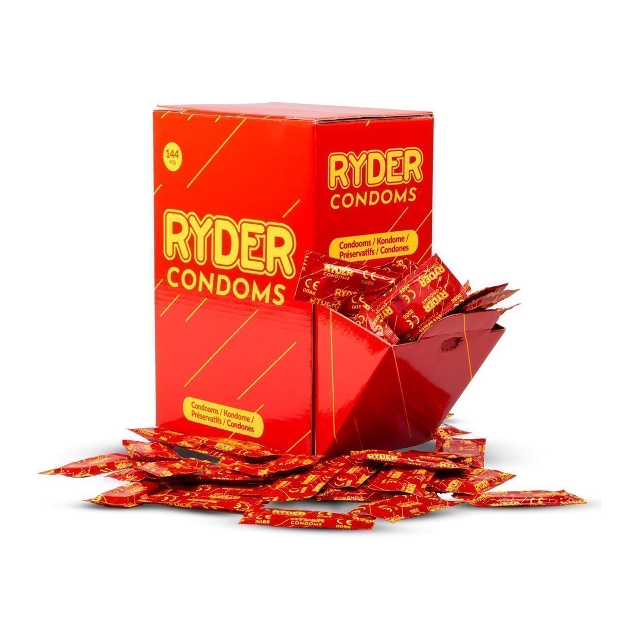 Prezervatyvai „Ryder Condoms“, 144 vnt. - Ryder