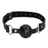 Burnos kaištis „Black & White Breathable Ball Gag“ - Ouch!