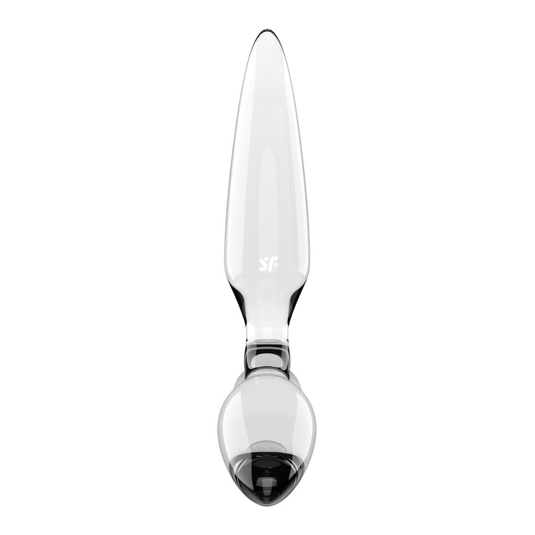 Stiklinis dildo „Triple Crystal 2” - Satisfyer