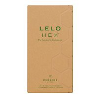 Prezervatyvai „HEX Organic Latex“, 12 vnt - LELO