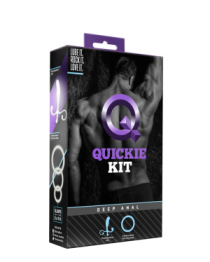 Sekso žaislų rinkinys „Quickie Kit Deep Anal“ - Blush