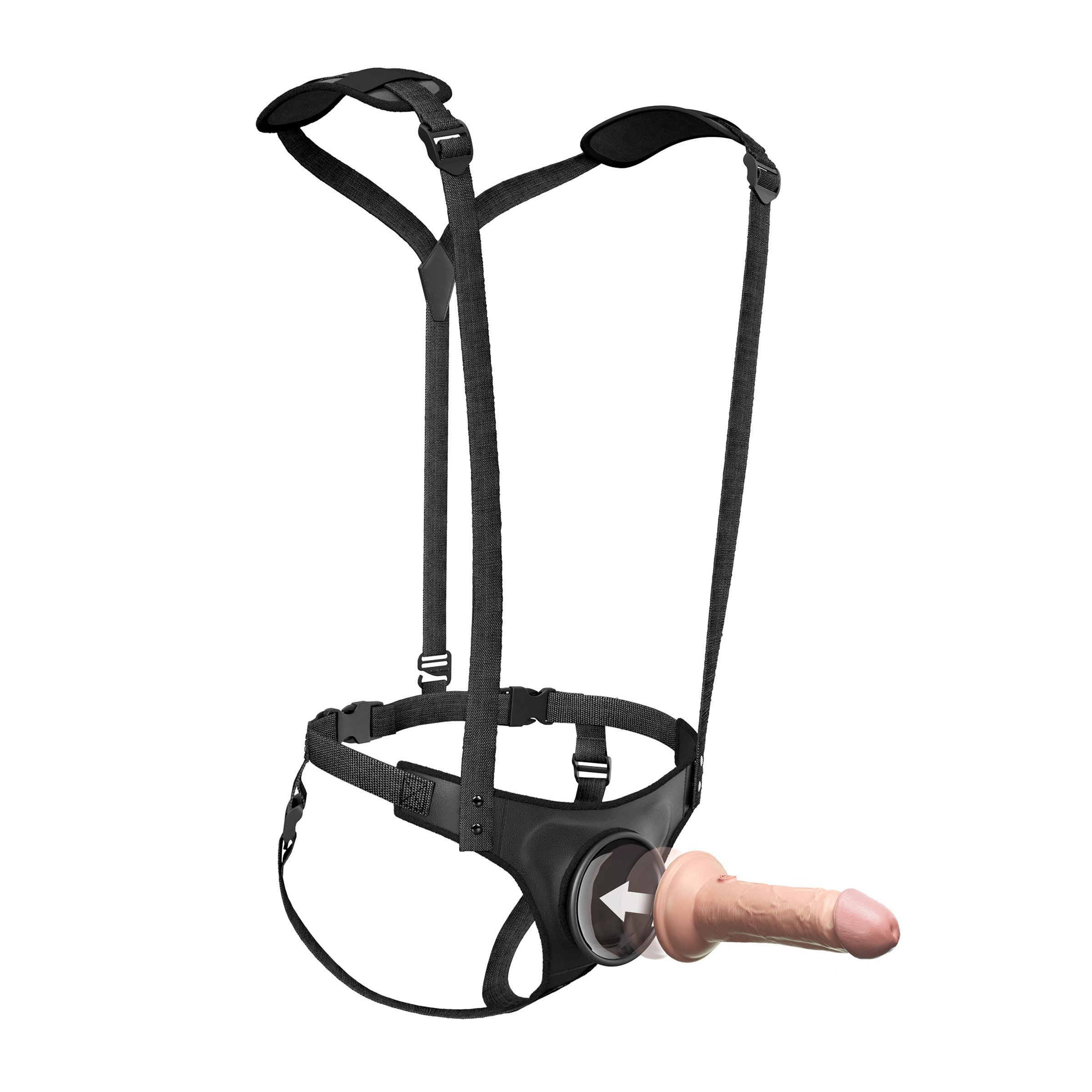 Strap-on diržas „Body Dock Suspenders“ - Pipedream