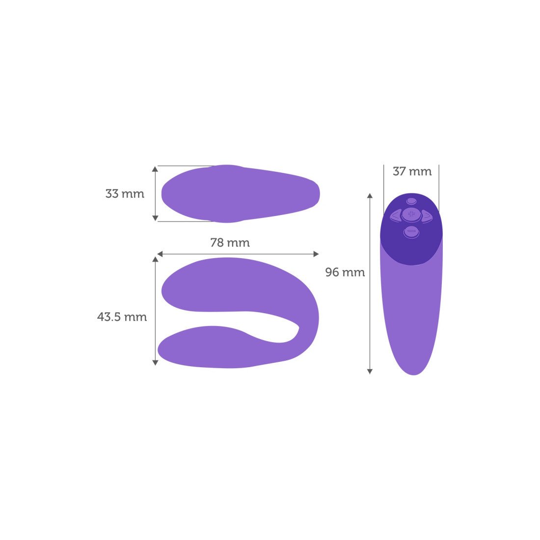 Išmanusis vibratorius poroms „We-Vibe Chorus“ - We-Vibe