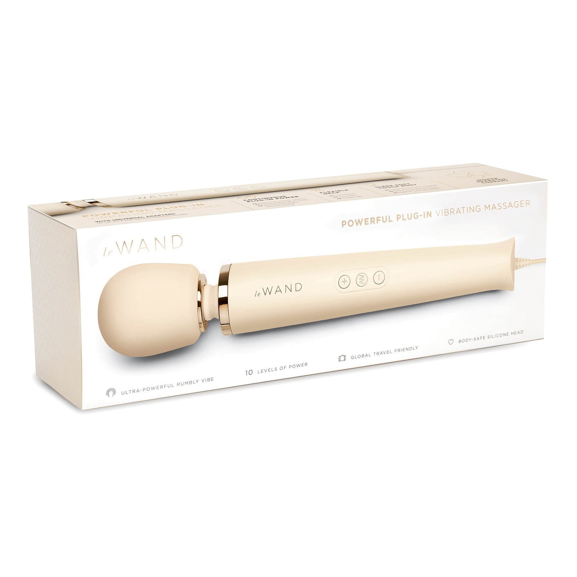 Vibruojantis masažuoklis „Plug-in Vibrating Massager“ - Le Wand