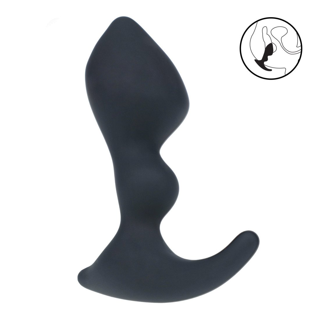 Prostatos masažuoklis „Double Ripple Prostate Massager“ - Levelz