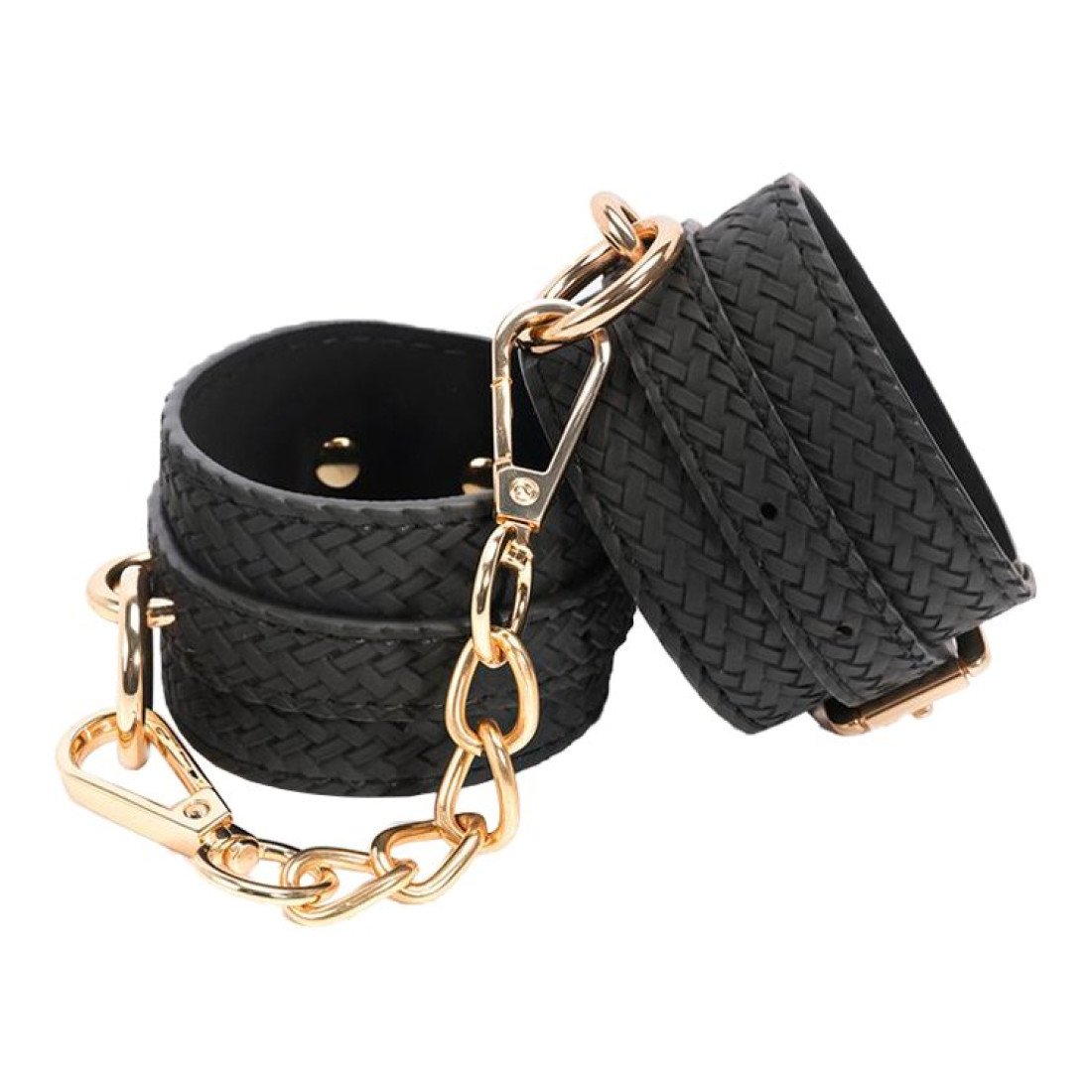 Antrankiai „Weaving patterns wrist cuff Golden Chain“ - Latetobed