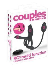 Vibruojantis penio žiedas - kaištis „RC Multi Function“ - Couples Choice