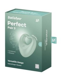 Vibruojantis antpirštis - penio žiedas „Perfect Pair 3“ - Satisfyer