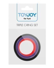 Žiedų rinkinys „Triple C-ring Set“ - ToyJoy