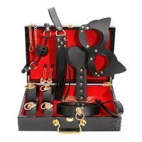 Suvaržymo rinkinys „8 Piece Bondage Kit with Storage Caseg“ - Latetobed