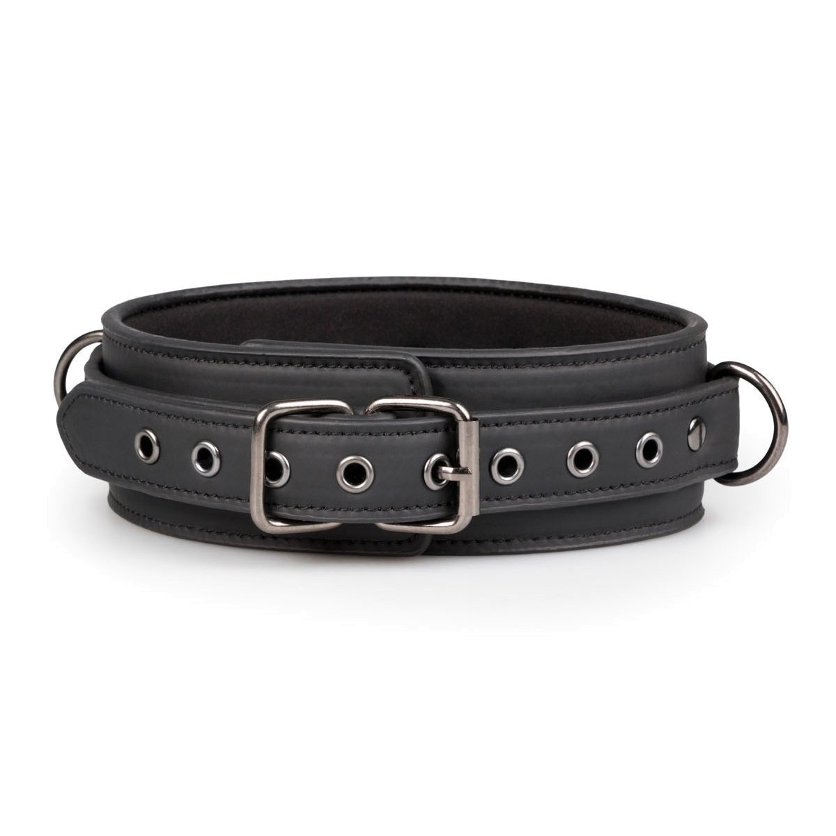 Antkaklio ir pavadėlio rinkinys „Fetish Collar With Leash“ - EasyToys