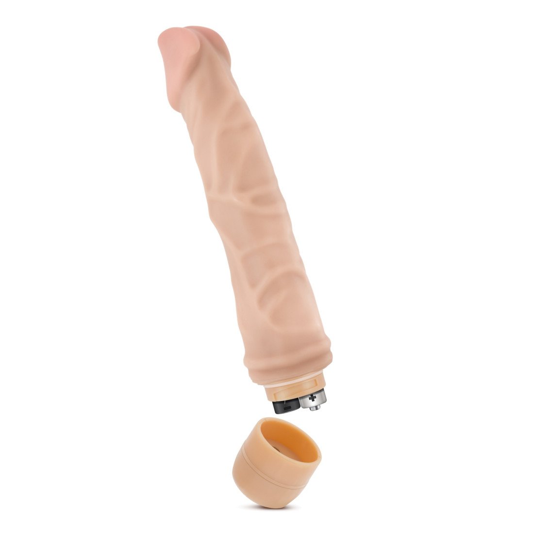 Vibruojantis dildo „Dr. Skin Vibe 6“ - Blush