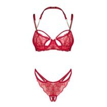 Atviras liemenėlės ir kelnaičių rinkinys „Matildea“ - Obsessive